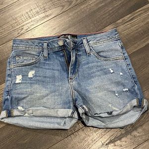 Fran Denim Maddie Midrise Shorts